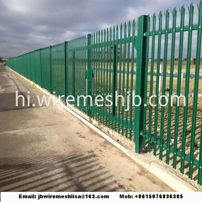 Powder Coated And Galvanized Palisade Fence Panels